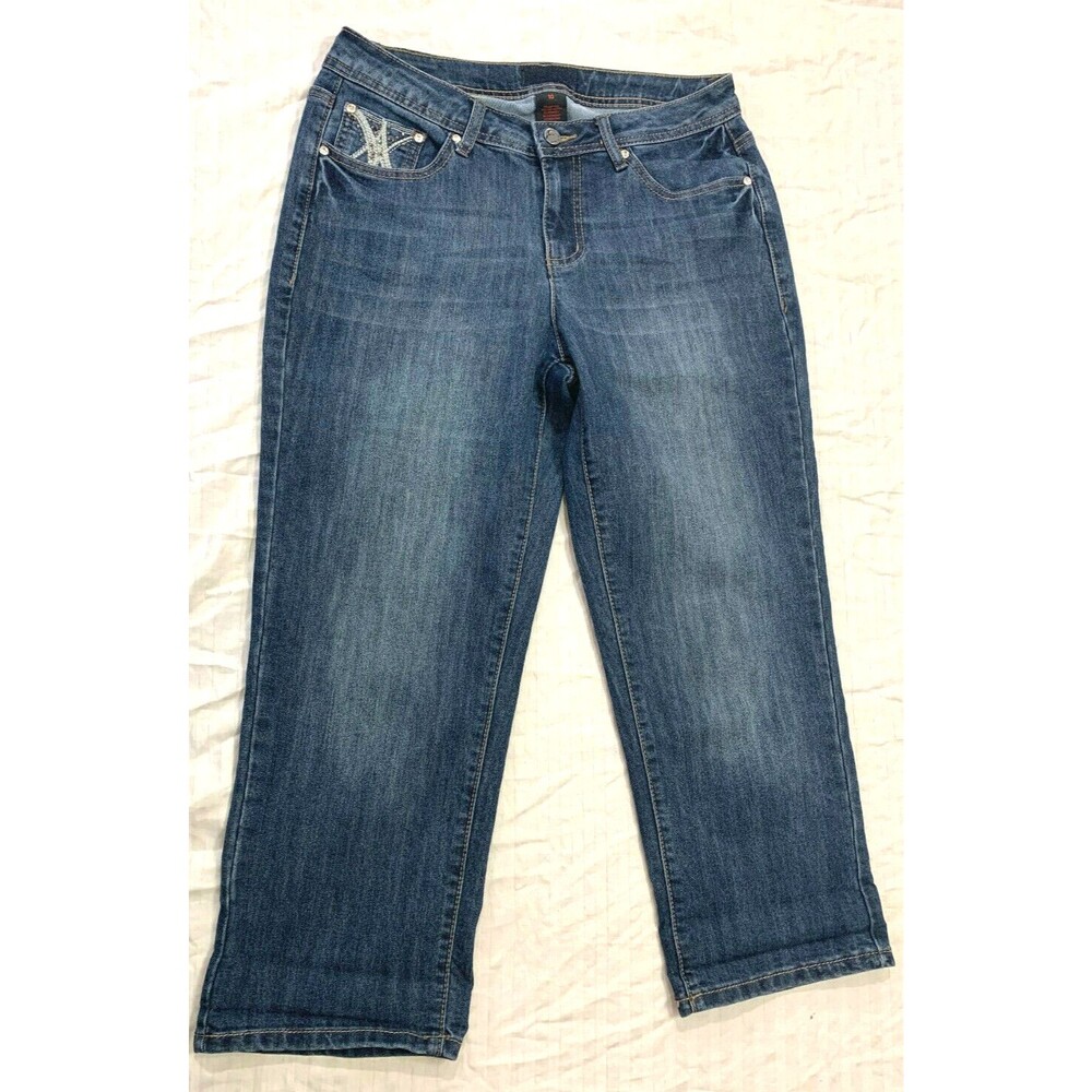 EARL JEAN WOMENS JEANS CAPRIS PANTS SIZE 10